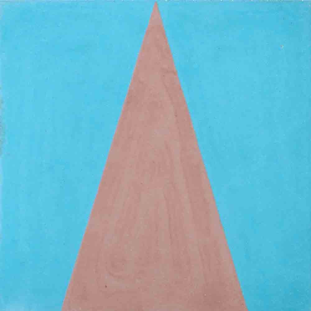 Frea tall peak rose encaustic tile