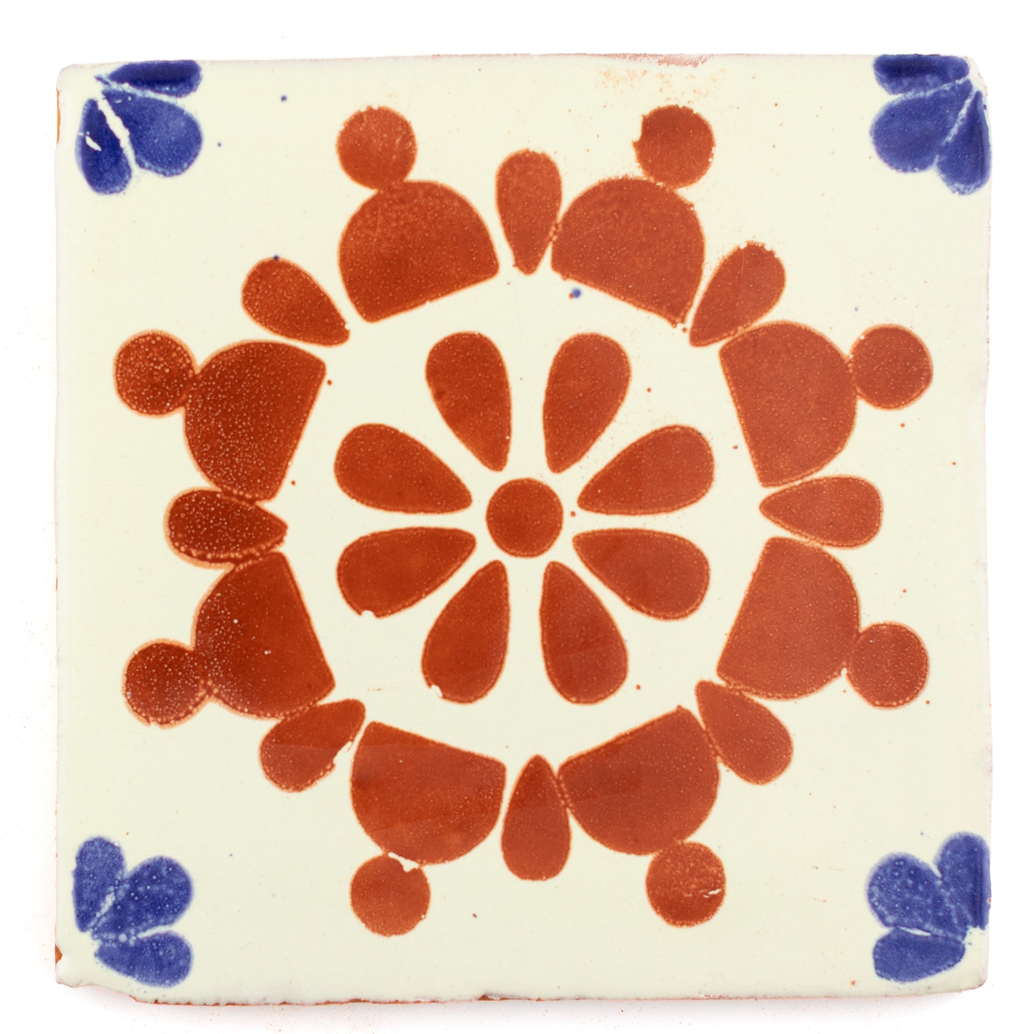 Rocio blue & terracotta