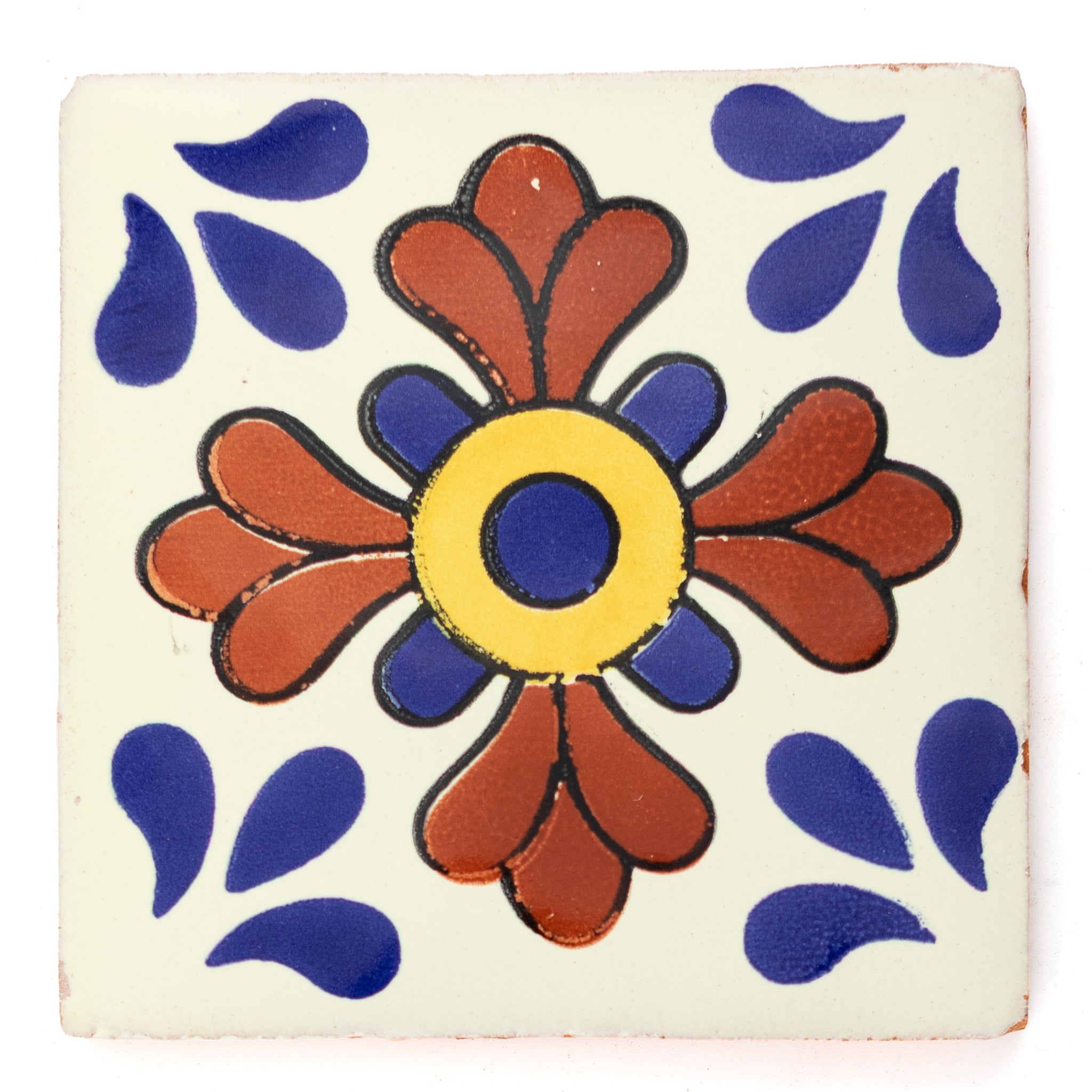 Seville blue & terracotta