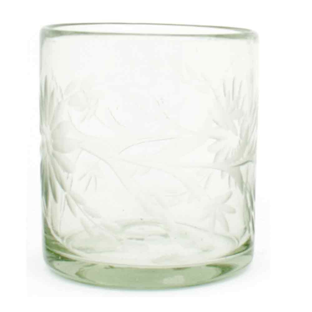 Engraved clear roca tumbler