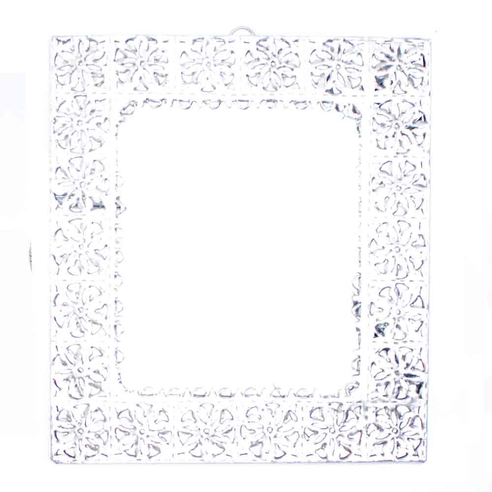 Tin lace mirror