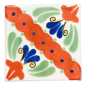 Martha hand made tile 10.5 x 10.5cm