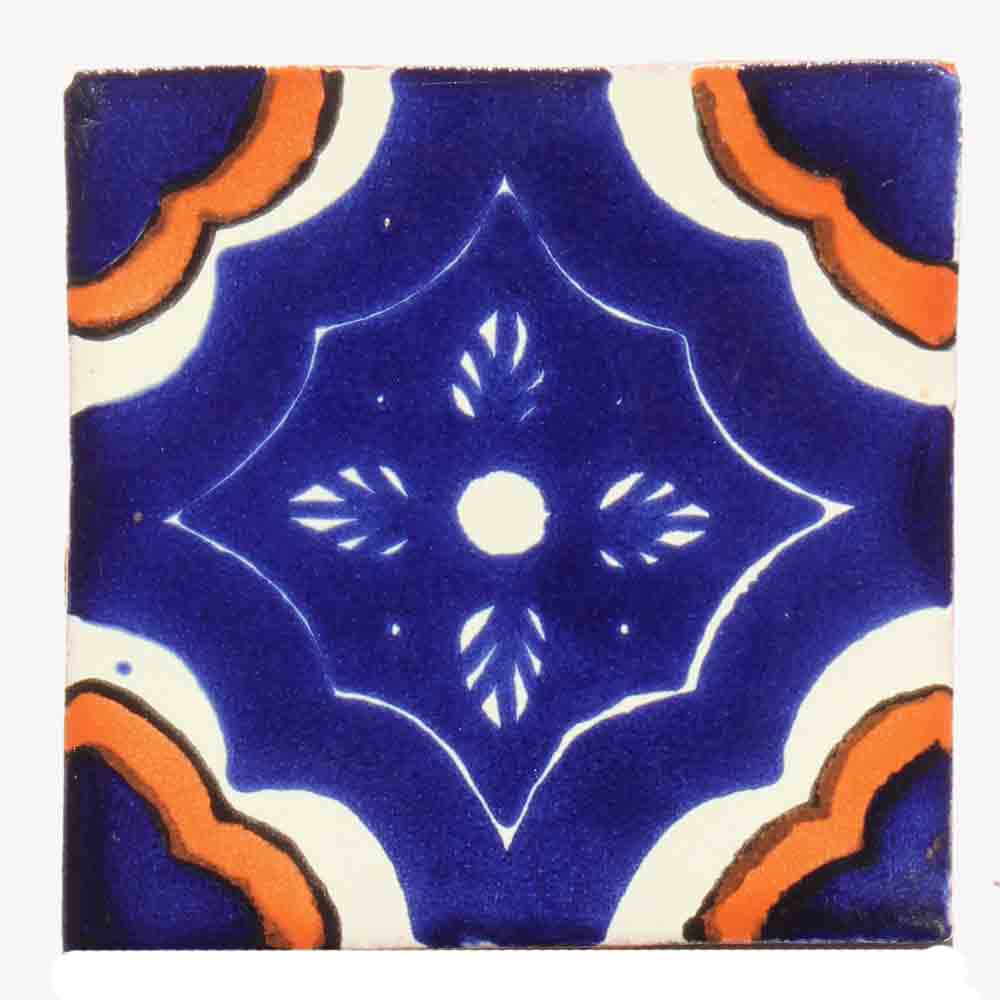 Palacio blue & terracotta