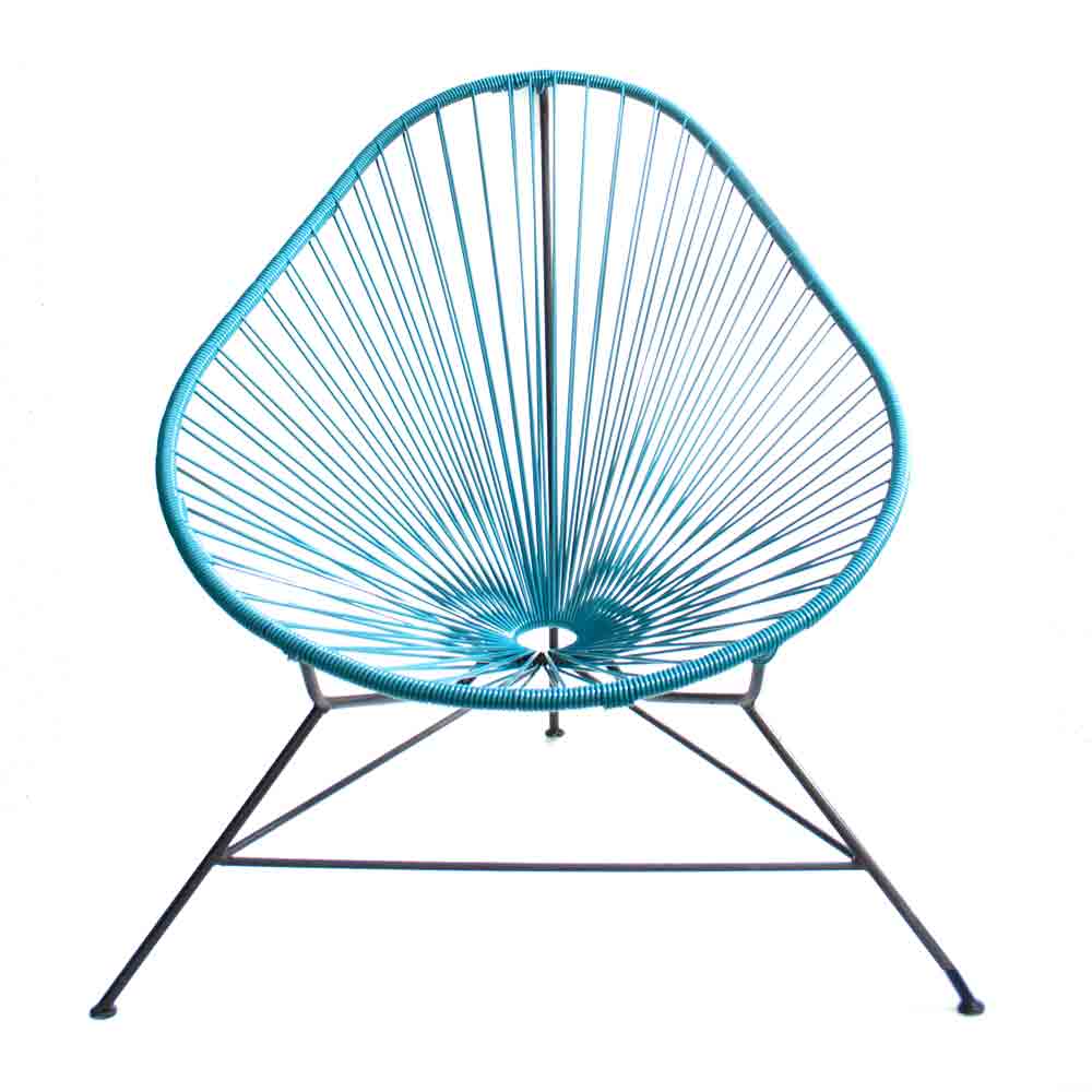 Petrol blue acapulco chair