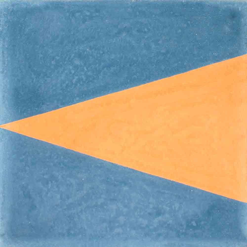 Frea peak orange encaustic tile | Milagros
