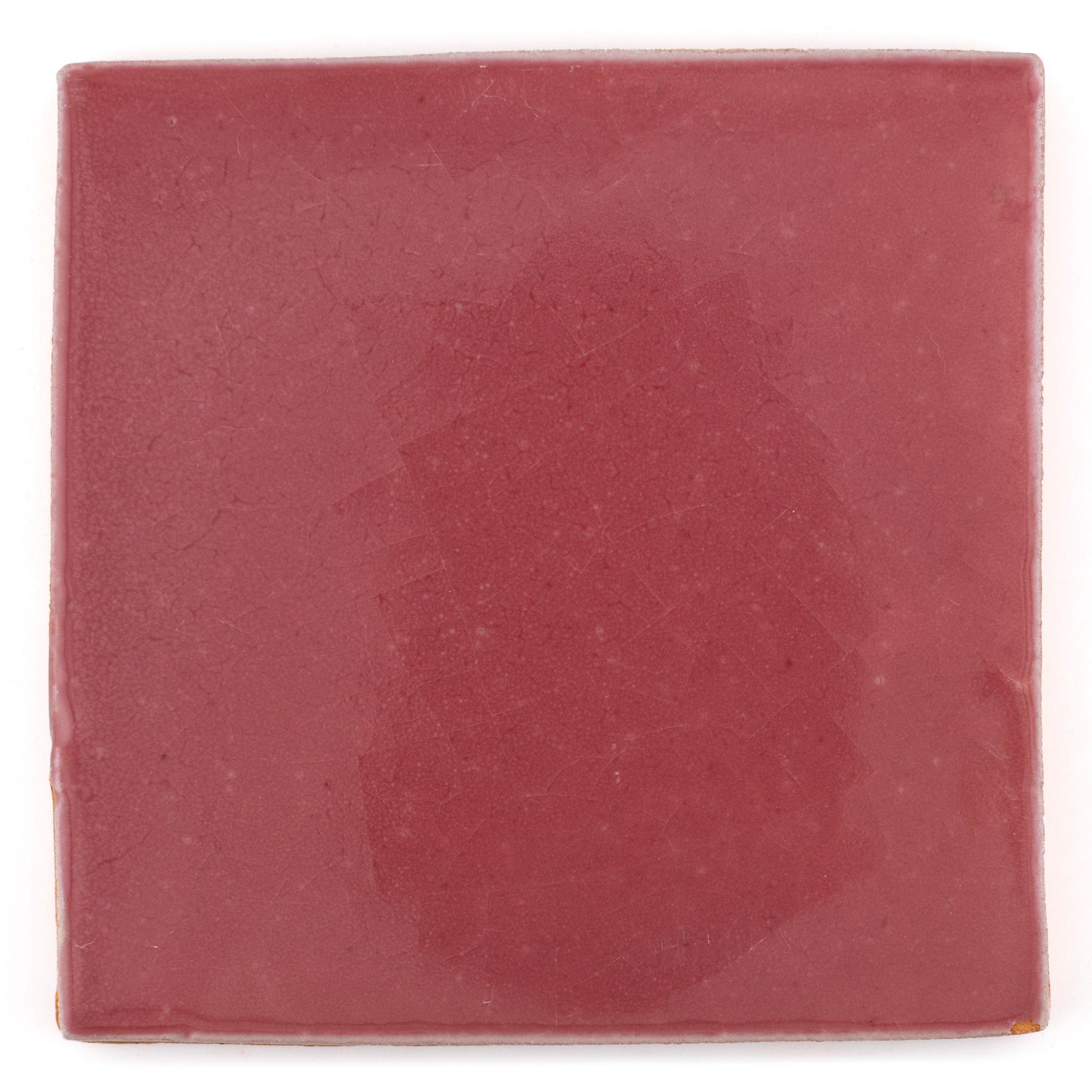 Raspberry handmade tile 105 mm x 105 mm | Milagros