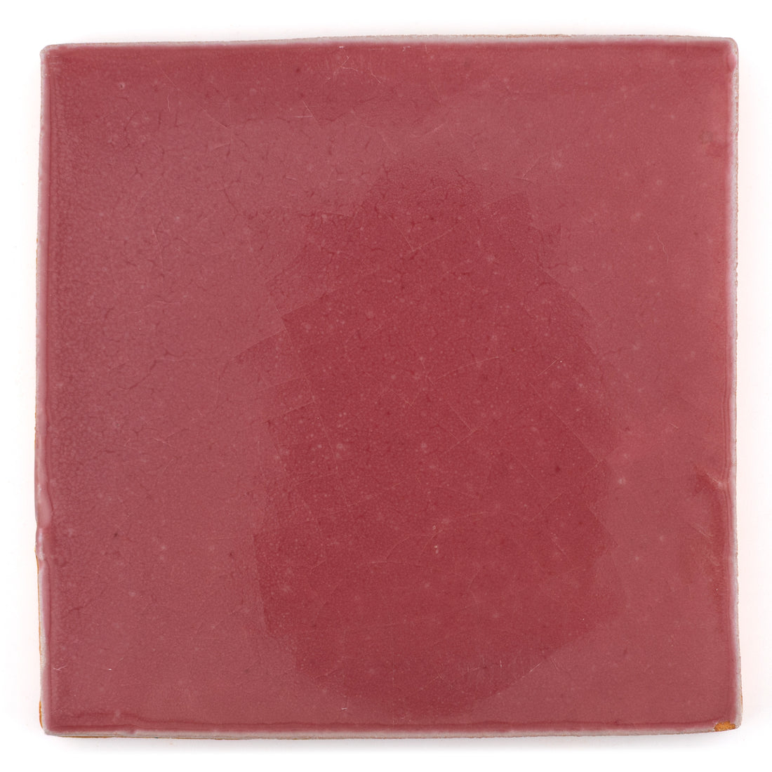 Pink Raspberry Tiles Raspberry handmade tile 105 mm x 105 mm | Milagros