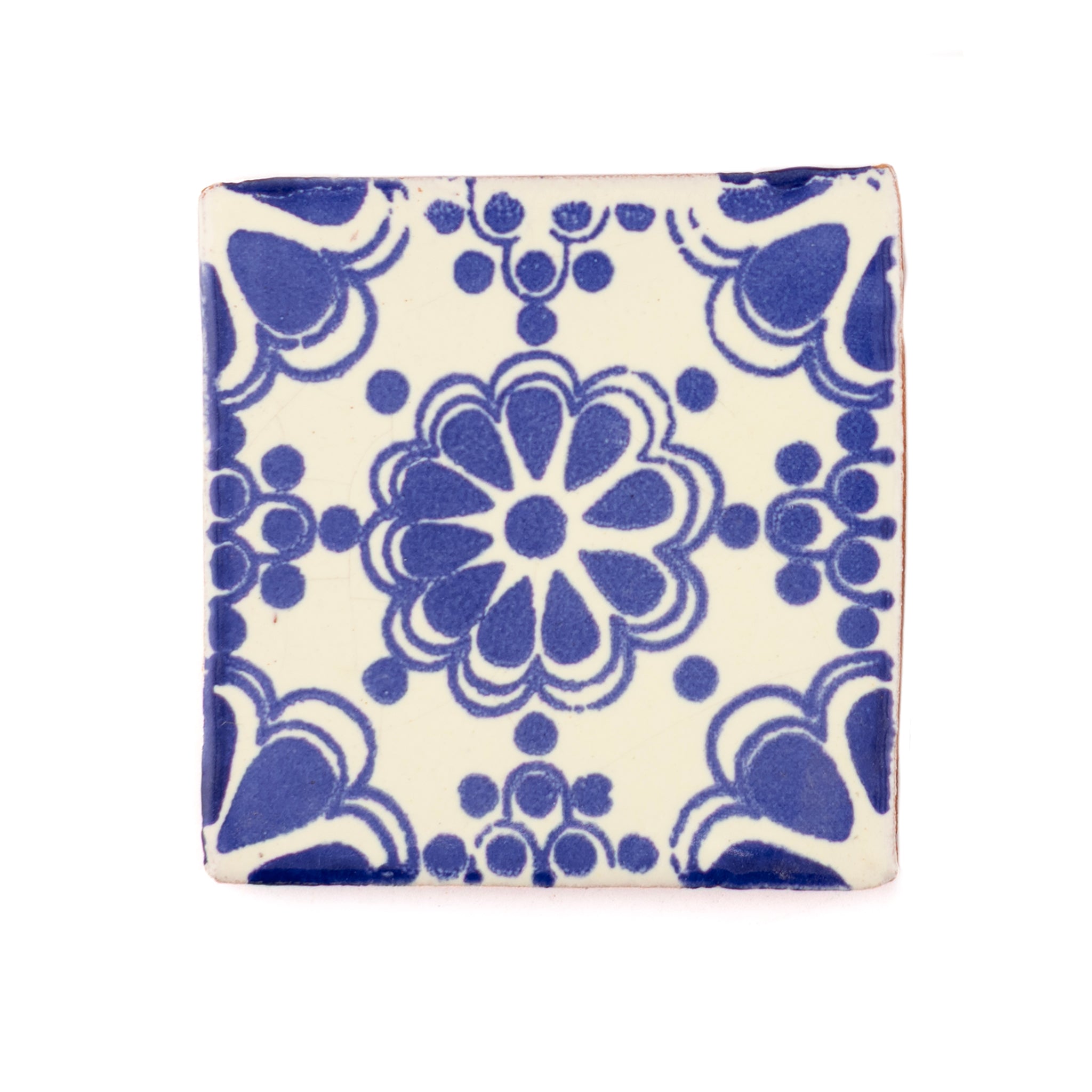 Lace blue inset