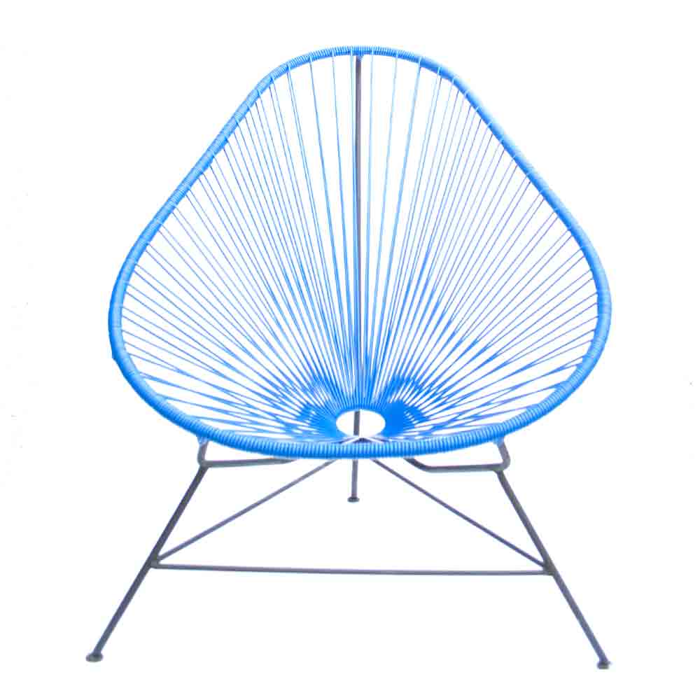 Turquoise acapulco chair