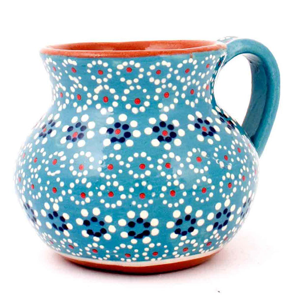 Capula pottery ‰ÛÒ turquoise round mug – Milagros