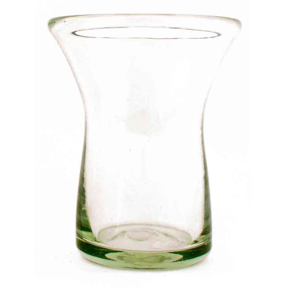 Clear waisted tumbler