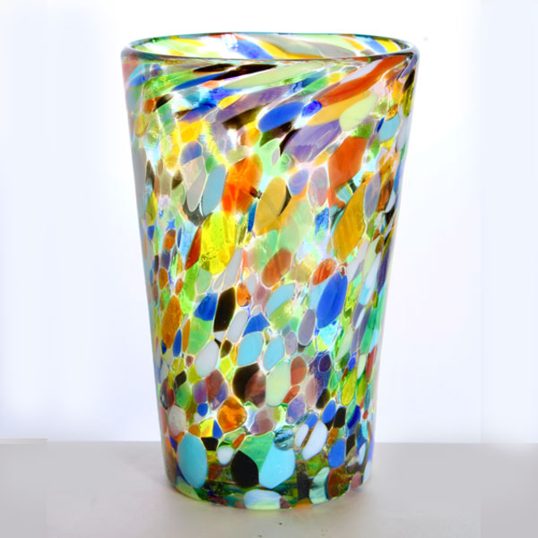 Confetti flared tumbler