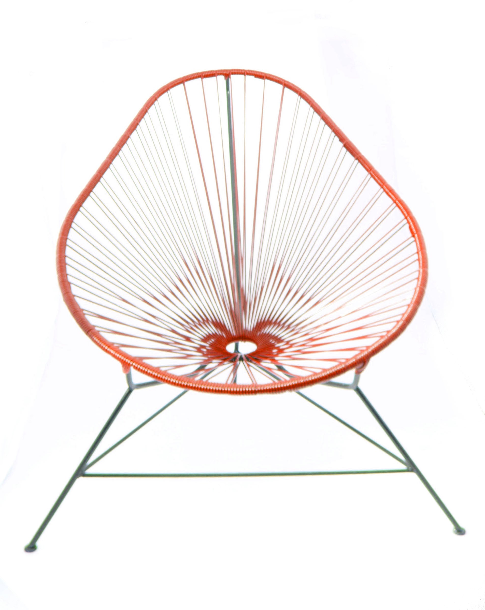 Orange acapulco chair