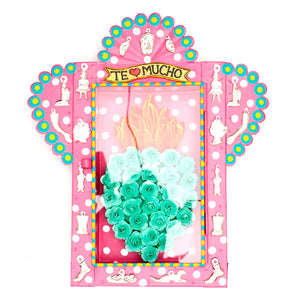 Niche Te amo mucho in purple